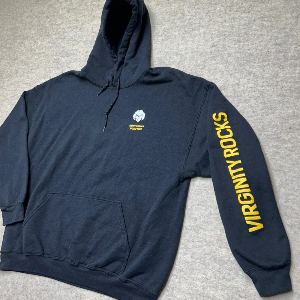 Danny Duncan World Tour Black Hoodie Virginity Rocks Mens‎ XL Sweatshirt 2021